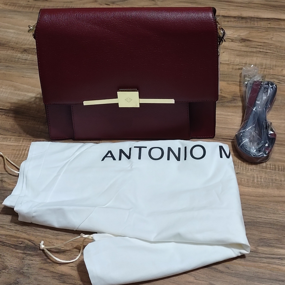 Antonio Melani Ferarra Flap Cranberry Color